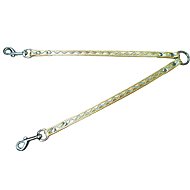 Bafpet Fork decorated with silver wool - Yellow, 12mm × 30cm, 03281V - Double Dog Leash