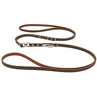 Bafpet Quick release leash, smooth, retractable - Brown, Length: 12mm × 185cm, 50005 - Leash