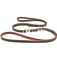 Bafpet Quick release leash, decorated, lined - Brown, Length: 16mm × 175cm, 50006 - Leash
