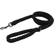 Bafpet Knitted leash MINIHUGO - Black, 20mm × 150cm, 17205A - Leash
