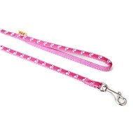Bafpet Webbing leash "Paws" - Fuchsia, 10mm × 120cm, 18202T - Leash