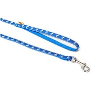 Bafpet Strap Leash "Paws" - Blue, 10mm × 120cm, 18202T - Leash