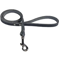 Bafpet leash made of cowhide "Bison" - Grey, 14mm × 120cm, 14202Z - Leash