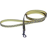 Bafpet Leash decorated with silver wool - Yellow, 12mm × 120cm, 03220V - Leash