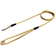 Bafpet Leash "Spiral", rope, solid colour - Beige, 6mm × 150cm, 15206J - Leash