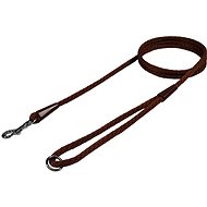 Bafpet Leash "Spiral", rope, solid colour - Brown, 6mm × 150cm, 15206J - Leash