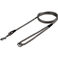 Bafpet Leash "Spiral", rope, solid colour - Grey, 6mm × 150cm, 15206J - Leash