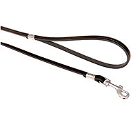 Bafpet Leather leash Grazl, smooth - Black, 7mm × 120cm 14201 - Leash