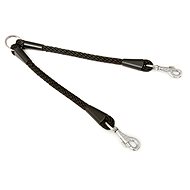 Bafpet Rope splitter "Spiral" - Black, 14mm × 45cm 15283 - Double Dog Leash