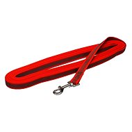 Bafpet Rubberised tracking lead - Red, 15mm × 1000cm 18017 - Leash