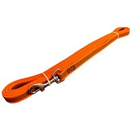Bafpet Rubberised tracking lead - Orange, 15mm × 500cm 18514 - Leash