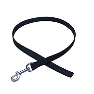 Bafpet Rubberized leash "Slut" - Black, 20mm × 80cm 18512 - Leash