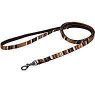 Bafpet Strap Leash with Stripes - Brown, 10mm × 120cm 18202PS - Leash
