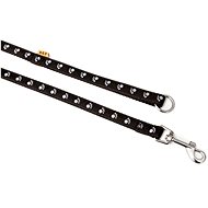 Bafpet Strap Leash "Paws" - Black, 15mm × 150cm 18208T - Leash