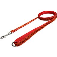 Bafpet Webbing Leash "Paws-baf" - Red, 25mm × 150cm 18204TB - Leash