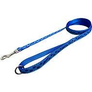 Bafpet Strap Leash "Paws-baf" - Blue, 25mm × 150cm 18204TB - Leash