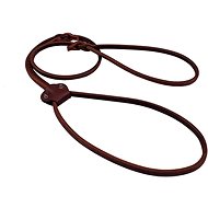 Bafpet Round leather show leash - Brown, 8mm × 100cm 50055 - Leash