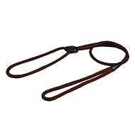 Bafpet Demonstration leash "Spiral", solid colour - Brown - Leash