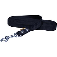 Bafpet Tracking leash, webbing - Black 25mm × 600cm 18001 - Leash