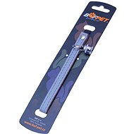 Bafpet Leather collar for cat - Grey, 10mm × 32cm, 20101 - Cat Collar