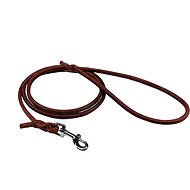 Bafpet Round Leather Leash - Brown, 8mm × 120cm 50048 - Leash