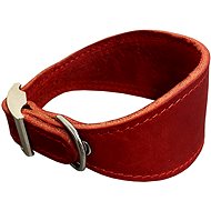 Bafpet Leather collar VIPET - Red, 50mm × 37cm /29-35/ 00122V - Dog Collar