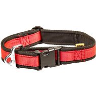 Bafpet Strap collar, solid colour - Red, 40mm × 43-74cm, 18104J - Dog Collar