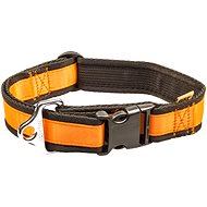 Bafpet Strap collar, solid colour - Orange, 40mm × 43-74cm, 18104J - Dog Collar