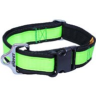 Bafpet Strap collar, solid colour - Green, 40mm × 43-74cm, 18104J - Dog Collar