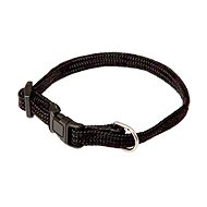 Bafpet Strap collar NYLON, solid colour - Black, 10mm x 18-26 cm, 18105 - Dog Collar