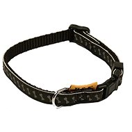 Bafpet Strap collar "Reflective cubes" - black, 10mm × 20-35cm, 18105K - Dog Collar