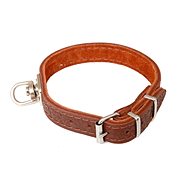 Bafpet Barvářský obojek - Hnědý - Dog Collar