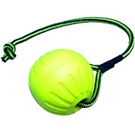 Bafpet FOAM ball with string - Yellow, 9cm × 53cm, 09084 - Dog Toy Ball