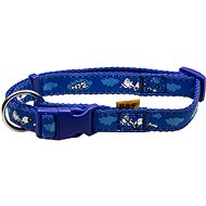 Bafpet Angel & Devil Strap Collar, Blue, 20mm × 38-60cm, 18101AD - Dog Collar