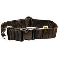 Bafpet Strap collar solid colour - Black, 50mm × 48-80cm, 18106J - Dog Collar