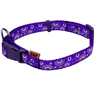 Bafpet Strap collar with rings - Purple - Dog Collar