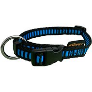 Bafpet Popruhový obojek Žebřík - Modrá - Dog Collar