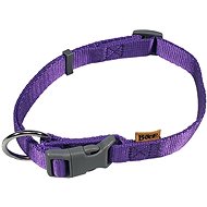Bafpet Strap collar solid colour - Purple, 20mm × 38-60cm, 18101J - Dog Collar