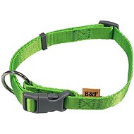 Bafpet Strap collar solid colour - Green, 25mm × 40-66cm, 18102J - Dog Collar