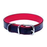 Leather collar Carbon - Red, 26mm × 52cm /38-47/ 04131 - Dog Collar