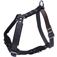 Bafpet Leather harness JAGO - Brown - Harness