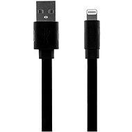 Bigben CABLEFLATMICB micro USB black, 1m - Data Cable