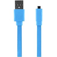 Bigben CABLEFLATMICBL micro USB blue, 1m - Data Cable