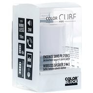 Colorblock CBCUBEMINIW biely - Bluetooth reproduktor