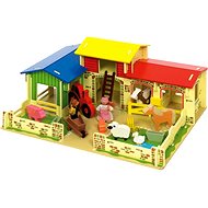  Wooden farm animals  - Game Set