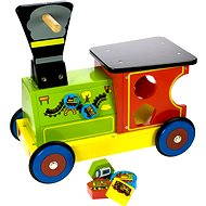 Bigjigs Wooden ride-on train - Game Set