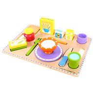 Bigjigs Wooden food - Breakfast on the tray - Game Set