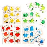 Bigjigs Holz didaktische Spielzeug - Farbe Puzzle - Puzzle