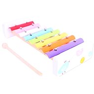  Wooden xylophone with metal tones  - Musical Toy