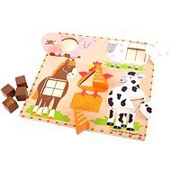 Wooden vkládačka - Animal Farm - Puzzle